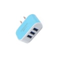 thumbnail image 2 of Adaptador de pared Methold 2019 Universal de 3 puertos USB azul, 2 of 5