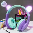 thumbnail image 2 of Auriculares Bluetooth PowerLocus para niños con límite de volumen de 85 dB, 2 of 9