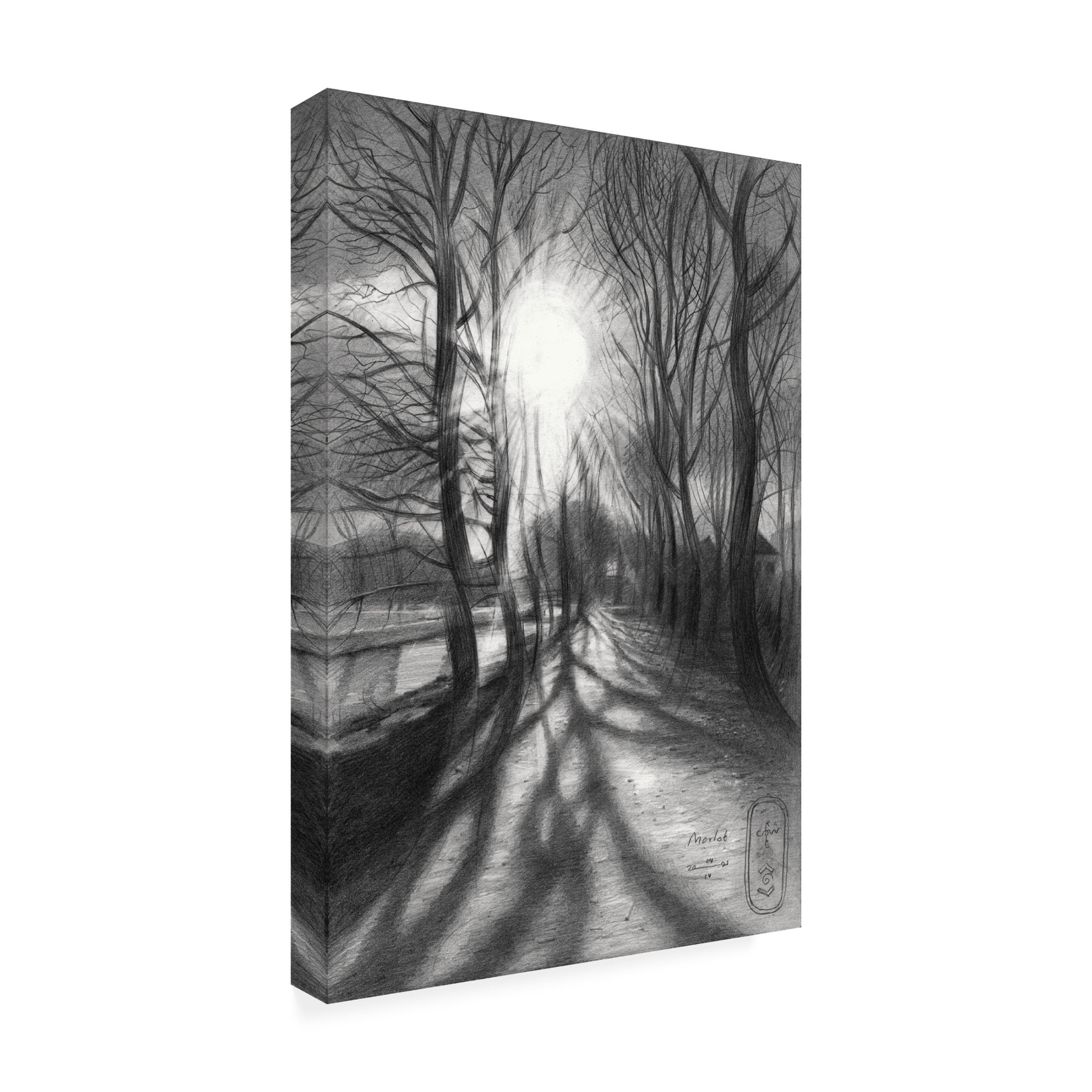 Trademark Fine Art Corne Akkers Marlot 04 04 21 Canvas Wall Art