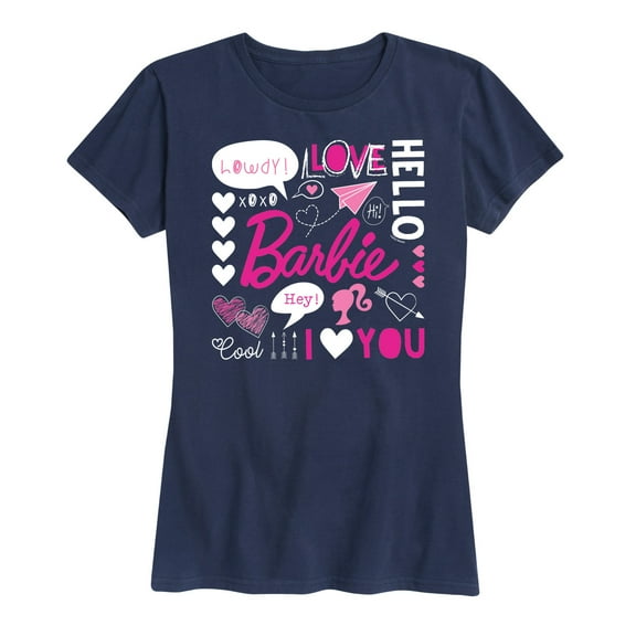 Barbie -  Valentine's Collage - Women's Short Sleeve Graphic T-Shirt