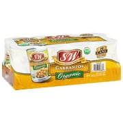 S&W - Organic Garbanzo Beans - Chick Peas - 15.5 Oz. Can