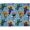 thumbnail image 1 of Officially Licensed Lego Ninjago Fleece Blanket | Super Soft Warm True Design, 1 of 7