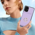 thumbnail image 4 of ELEHOLD Case for Samsung Galaxy A51 4G,Business PU Leather Stand Case with Card Holder & Ring Holder,Violet, 4 of 7
