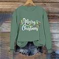 thumbnail image 5 of Ailaofu Christmas Sweatshirts for Women Crewneck Long Sleeve Shirt Xmas Holiday Party Pullover Sweater Tops Fall Outfits, 5 of 6