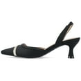 thumbnail image 3 of Journee Womens Nellia Slip On Kitten Heel Mule Pumps, Widths Available, 3 of 9