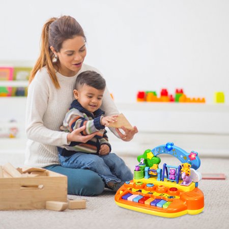 Piano Musical Pour Bebe Jouet Educatif Jouet Piano Interactif Jouet Musical Interactifs Avec Parc D Attractions Clavier Electrique Pour Enfants Cadeaux Pour Enfants Jeux De Sons Et De Lumieres Walmart Canada
