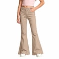 thumbnail image 6 of MuXiKeJi Clothes Girl Uniform Flare Leg Trouser High Waist Bootcut Dress Pants | Girl Uniform Flare Leg Trouser High Waist Bootcut Dress Pants, 6 of 7