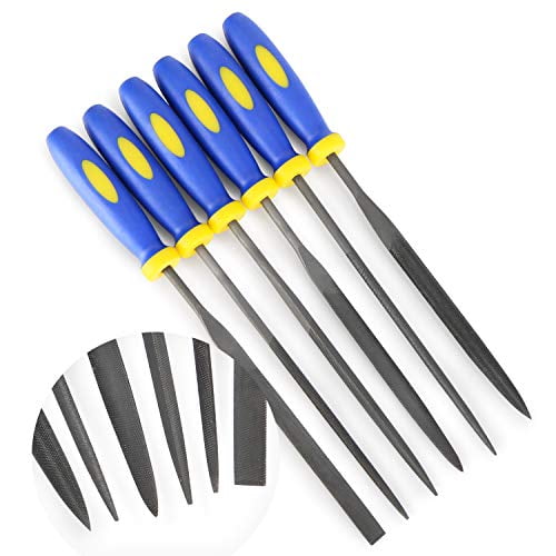 ... MINI Needle File Set Carbon Steel 6 Piece-Set Hardened Alloy Strength Steel