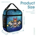 thumbnail image 2 of The Powerpuff Gi-rls Cute Lunch Bag Insulated Portable Lunch Box Cooler Bag Reusable Totes Handbag, 2 of 8