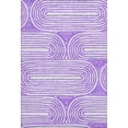 thumbnail image 2 of Addison Rugs Mayfield Washable Contemporary Art Deco Purple Rectangle Rug, 10' x 14', 2 of 6