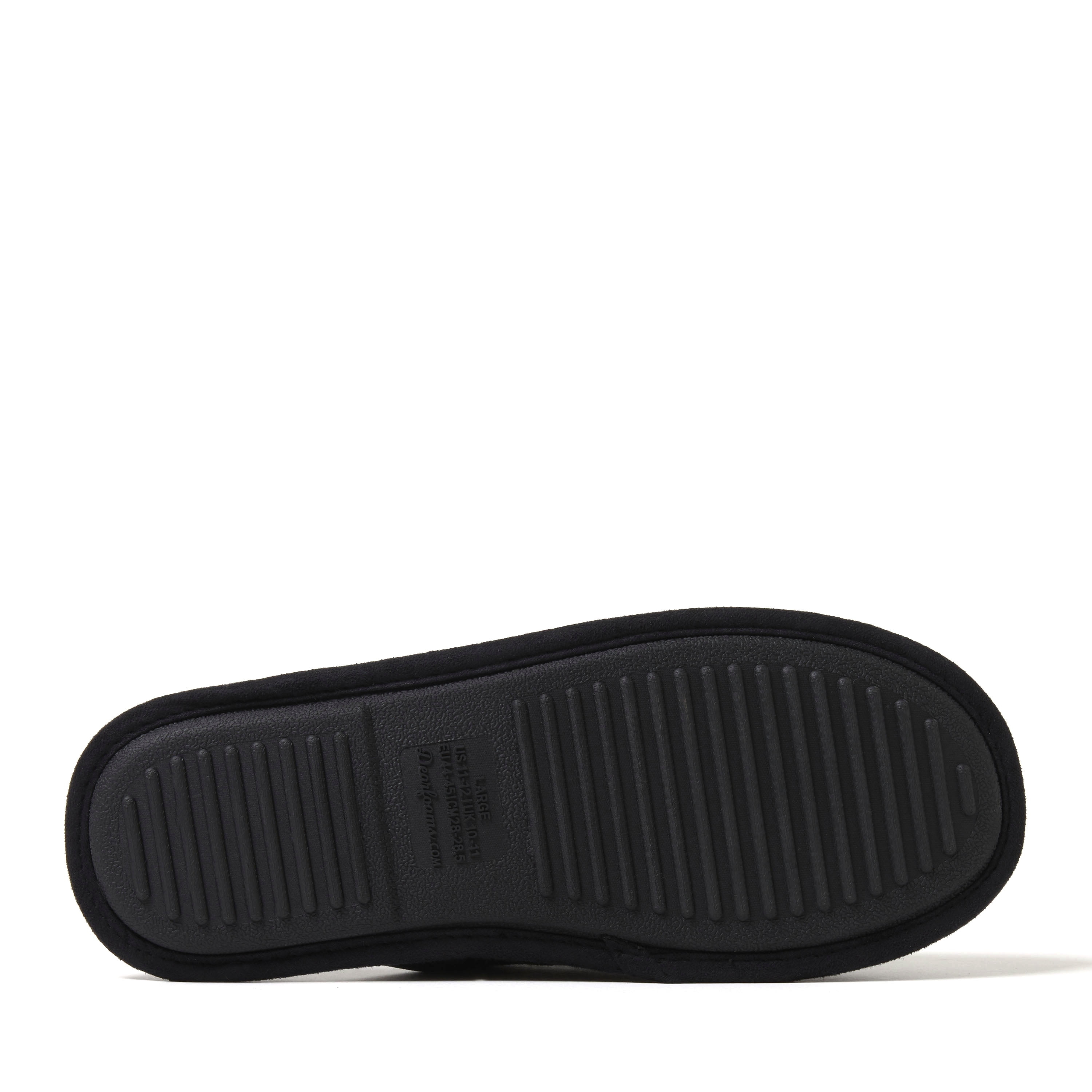 Dearfoams Cozy Comfort Men's Plaid Bound Scuff Slippers