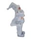 thumbnail image 5 of De pie Travieso Papá Noel Estatua Estatuilla de Navidad Figura Decoración para el hogar Sala de estar Ventana Gabinete Dormitorio Oficina Mesa  Blanco plateado Hugo Figuras de Santa Claus, 5 of 10