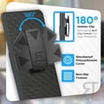 thumbnail image 4 of Motorola Moto Edge Plus (2023) Belt Clip Holster Phone Case, 4 of 6
