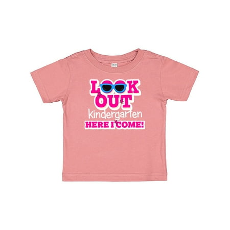 

Inktastic Look out Kindergarten Here I Come Gift Baby Girl T-Shirt