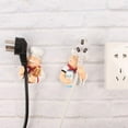 thumbnail image 3 of Shisuyan 4pcs Creative Chef Shaped Adhesive Wall Hooks - Functional Plug Holders for Kitchen Cable Management Cute Chef Design Utility Hooks for Plug Organization Home Decor, 3 of 8