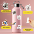 thumbnail image 4 of YEZDIX 35pcs-50pcs Cute Animal PVC Stickers for Laptops Notebooks Suitcases, 4 of 5