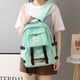 thumbnail image 1 of Mochilas escolares impermeables para niñas adolescentes Flores lindas Oxford negro-- BmatwkZeng Bmatwe Jersey, 1 of 5