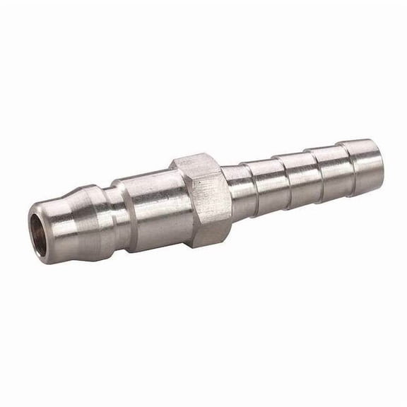 Speedaire Coupler Plug,Hose Barb,1/4,304 SS 30E588