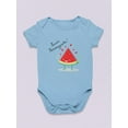 thumbnail image 3 of Buon Ferragosto Juicy Watermelon Bodysuit Infant -Image by Shutterstock,  12 Months, 3 of 4