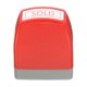 thumbnail image 3 of Sello de aviso de venta autoinking, sello de oficina de tinta roja, sello de mensaje preentintado recargable, sello de negocio, rojo, 3 of 6