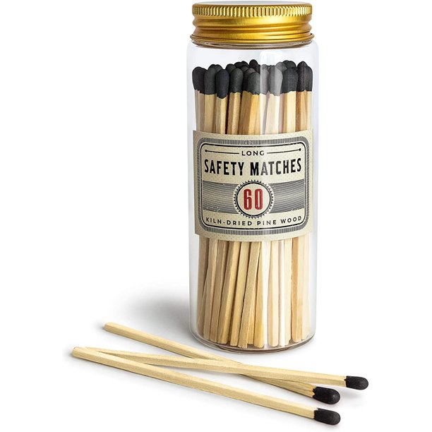 Premium Long Matches for Candles, Decorative Matches in Apothecary