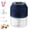 Blue, variant on Household Electric Garlic Crusher, Electric Garlic Chopper, Usb Rechargeable Chopper With Stainless Steel Blades, One-Touch Mini Kitchen Helper, Easy To Clean, For Vegetables