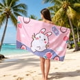 thumbnail image 2 of FEOLGEHLY 51.18x31.49in Large Beach Towels, Microfiber Oversized Beach Bath Towel, Sandproof Quick Dry Pool Towel for Kids, Absorbent Portable Beach Blanket for Camping Yoga Travel Outdoor Use, 2 of 7