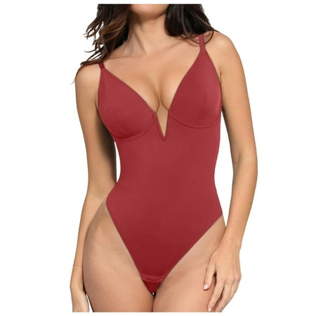 Bikini Set Swimwear Deep V Neck Shapewear Bodysuit Backless Thong Bodysuit Women s Tank Top Sexy One Piece Swimsuit for Women(Size:XL)