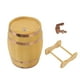 thumbnail image 2 of Barril de vino de pino,Barril de vino de pino Barril de vino de madera de 750 ml Barril de whisky Rendimiento de alta gama, 2 of 9