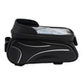 thumbnail image 3 of Bolsa de Montaje en Bicicleta, Patrón de Carbono Pu Tejido Impermable y Bollar de Bicicleta de Bucle para Ciclismo, 3 of 7