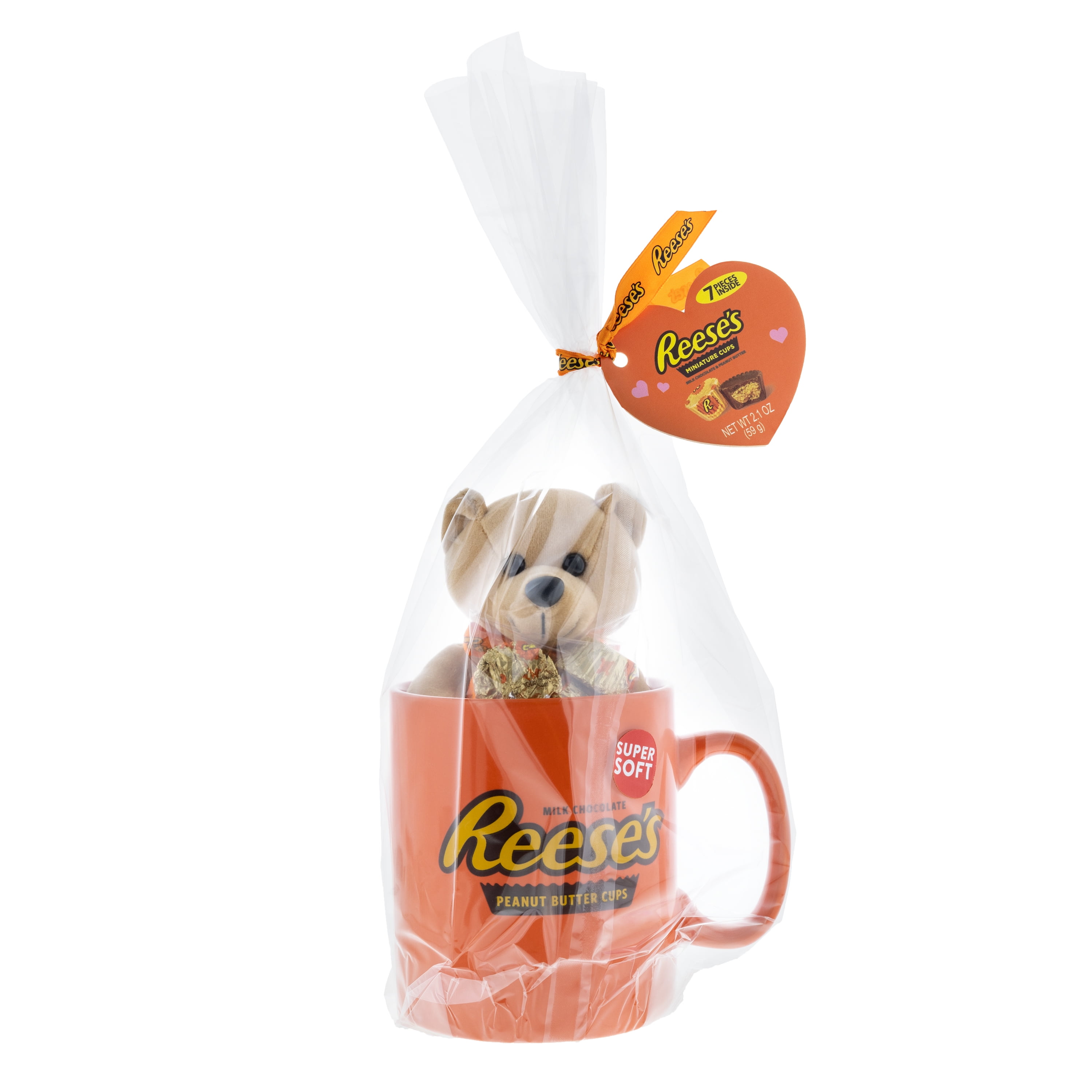 Galerie Reese's Jumbo Mug, Bear Plushy, & Chocolate Gift Set, 2.1 oz