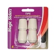 thumbnail image 1 of Magic Sliders 5954458 Embout de Jambe Rond en Caoutchouc, Blanc - 0,75 Po - Lot de 4, 1 of 1