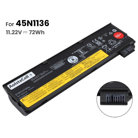 45N1136 Battery For Lenovo ThinkPad X240 X240s T440 P50s 0C52861 45N1137 0C52862 Replacement