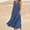 Navy, variant on Frostluinai Dresses for Women 2023 Plus Size Summer Loose Sundress Cotton Linen Scoop Neck Sleeveless Long Dress Plain Color Beach Swing Pleated Tank Dresses w/ Pockets