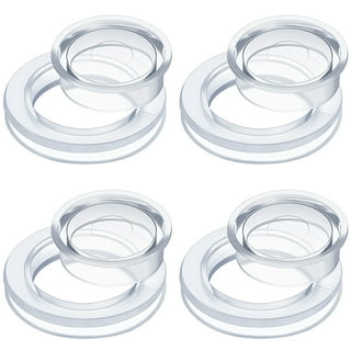 Maitys Clear Silicone Umbrella Hole Ring Plug and Cap Set for Glass  Outdoors Patio Table Clea