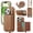 Brown, variant on TECH CIRCLE for iPhone 16 Plus Wallet Case with Card Holder, Lanyard Wrist Strap Loop Holder Kickstand RFID Blocking Finger Grip Ring PU Leather Shockproof Cover for iPhone 16 Plus 6.7",Brown
