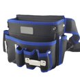 thumbnail image 1 of Wartleves Bolsa de herramientas de tela Oxford, organizador multifuncional para electricistas, riñonera para jardín, riñonera, kits de herramientas de almacenamiento, 1 of 7