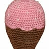 Digpets HD-8CICT-P Organic Cotton Crochet - Strawberry Ice-Cream