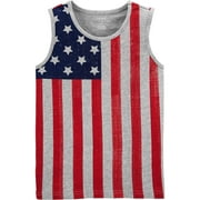 Toddler Boys Tee Shirt For July 4, America Flag, Short Sleeve Sizes 12M-24M.