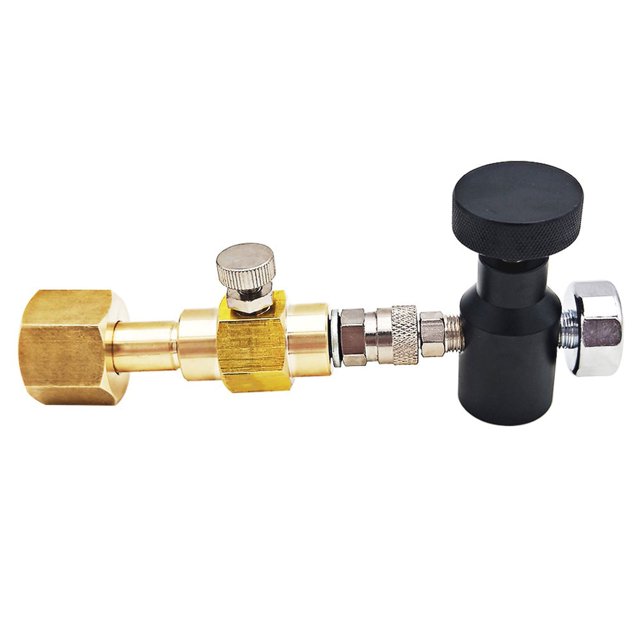 Kit De Conector De Estación De Recarga De Co2 Para Manguera De Adaptador De Recarga De Cilindro De Co2 Para Llenar El Tanque Del Fabricante De Soda Minnieouse TO003096-00