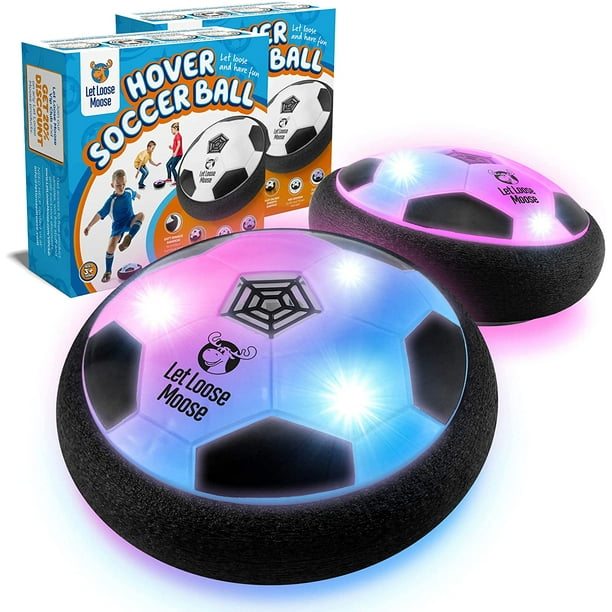LLMoose Hover Ball pour garçons et filles – 2 ballons de football lumineux  à LED avec pare-chocs en mousse ?