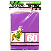 Player's Choice Purple Sleeves (Pack of 60) Standard Size Deck Protectors - Magic The Gathering Pokemon Other Trading Card Games