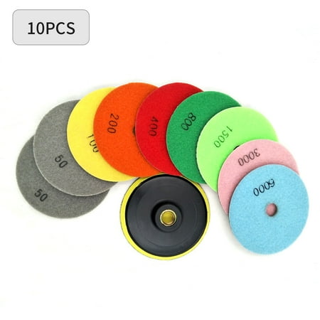 

Polishing machine Polishing wheel Inch / Stone Piece Set Pads 4 Inch / Set Pads 4 / Stone Concrete 10 Piece Set Pads 4 Inch Xibany Yorten Dabey Pads 10