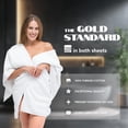 thumbnail image 3 of White Classic Hotel Collection 650 Gsm Cotton Bath Sheet Towels, Oversized Bathroom Towels, White, 35 x 70, 2 Pack, 3 of 8