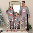 thumbnail image 2 of Santa Claus pattern matching pajama set - Gray version, 2 of 7