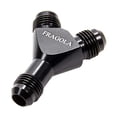 thumbnail image 2 of Fragola 6an x Dual #4 Male Y- Fitting Black, 2 of 4