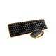 thumbnail image 1 of Kit Teclado y Mouse Inalámbrico Ghia Negro / Amarillo 2.4 GHz, 1 of 3