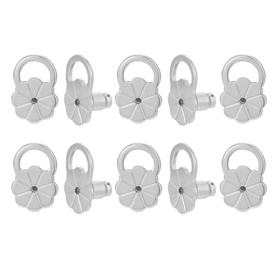 10pcs Earring Lift Supports Hypoallergenical Ear Lobe Lifters Adjustable Comfortable Ear Backs for Women Jewelry
