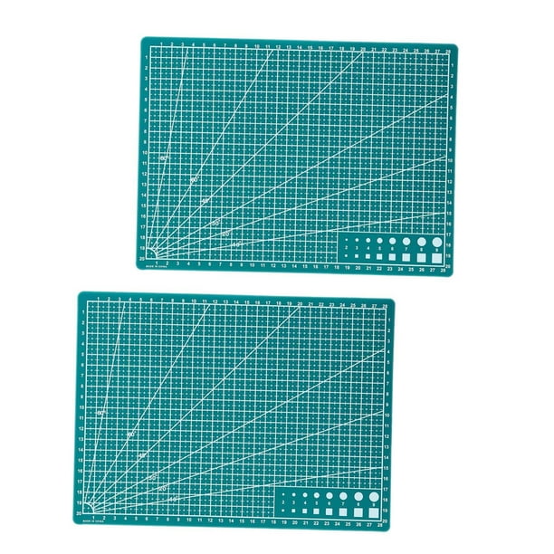 2 tablas de cortar con rejilla, almohadillas de corte multiusos, tapetes de costura, tapetes de corte para 30cm x 22cm x 09mm