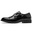thumbnail image 6 of kkdom Men's Oxfords Formal Dress Shoes Comfortable Business Wedding Shoes Black, 6 of 7